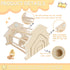 (4 Pack), Wooden Chicken Perch Jungle Gym Roosting Bar, Chicken Coop Accessories