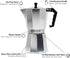 Primula Classic Stovetop Espresso and Coffee Maker, Moka Pot for 9 Espresso Cups, Silver
