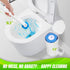 Set, 48 Disposable Toilet Brush and Holder Toilet Wand Refills, Extended Handle with Cleaner Refills, Toilet Brush