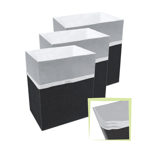 Clean Cubes 13 Gallon Disposable Pop-Up Trash Cans (3-Pack, Multi-Liner) with Fitted