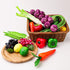 Meiwlong 11 Pcs Fake Vegetables,Realistic Artificial Vegetable and Fruits for Decoration,Fake Veggies Garlic Bell