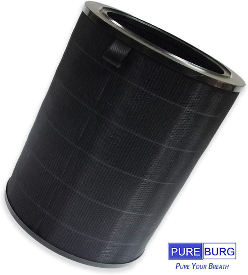 PUREBURG True HEPA Filter Replacement for Smartmi Air Purifier Large Room, Model KQJHQ01ZM, H13