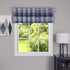Achim Home Furnishings Harvard Valance w/10 Sm Grommets, 58 x 14, Blue