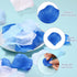 Syhood 1,600 Pcs Artificial Fake Rose Flower Petals for Wedding Decoration, Aisle Scatter, Birthday Party (Dark Blue)