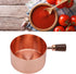 Sauce Pan Wooden Handle Rose Gold Stainless Steel Sauce Pot for Cooking Kitchen Ware1 3cup (1cup)