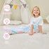 Viviland Kids Mermaid Tail Blanket, Glow in The Dark Flannel Mermaid Blanket Gifts for Girls, Luminous Star Tie Dye