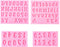 Silicone Fondant Molds for Baking Desserts, 0-9 Numbers and 26 Letters Molds, Chocolate Molds (4 Pack)