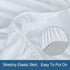 14, WhiteFull2 Pack SPRINGSPIRIT Mattress Protector, Mattress Cover Protector Waterproof with Deep Pocket up