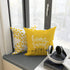 YCOLL Pillow Covers 18x18, Set of 4, Modern Sofa Throw Pillow Cover, Decorative Linen Fabric Geometric Pillow Case