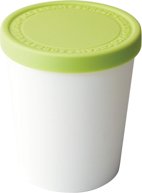 Tovolo Stackable Sweet Treat Ice Cream Tub with Tight-Fitting Silicone Lid, Freezer Storage Container for Sorbet &