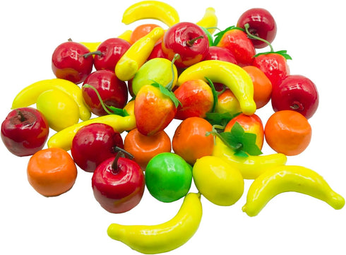 Pack, (6 6Pcs) Featuman Mini Artificial Fruits Tiny Fake Fruit for Party Decoration, Vase Fillers, Photography Props