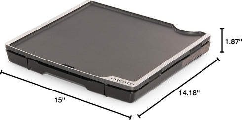 Presto 07071 15-inch Electric Tilt-n-fold Griddle in Black