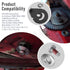 738-0919 617-04094 247288841 247288810 24728905 Steering Shaft w/ Bushing Kit Compatible with MTD Troy-Bilt Craftsman