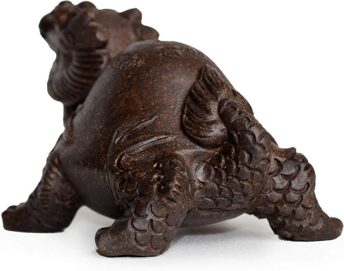 Chinese Dragon Turtle Tea Decoration - Pet Zisha Clay Lucky Fengshui Home