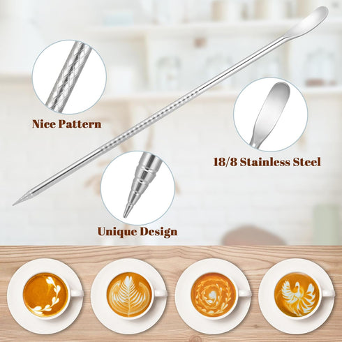 Milk Frothing Pitcher, 20oz Stainless Steel Cup with Clear Scale, Cappuccino Accessories for Barista Coffee Bar