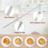 12oz Milk Frothing Pitcher - 304 Stainless Steel Milk Frother Cup with Clear Scale for Barista Accessories