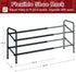 2 Closet, Closet, Housen Solutions Tier Expandable Shoe Rack for Adjustable Shoe Shelf Storage Organizer for Small