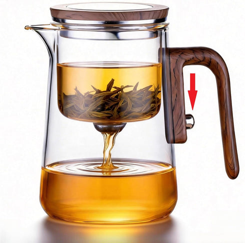 Enchanted Tea Pot, Magic Tea Pot for Loose Leaf Tea Steeper, Heat