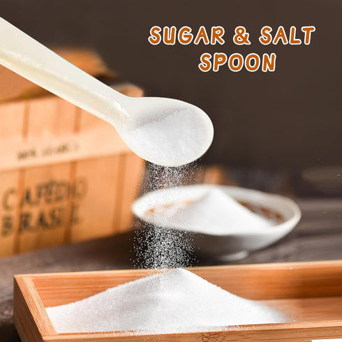 Caviar Spoons Shell Spoon, Hand Craft Mother ofPearl Caviar Spoons with Storage Box, Tiny Spoon WRound Handle for Caviar, Egg, lce Cream, Coffee,Restaurant Serving (Set of 2, 3.54 inches)