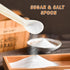 Caviar Spoons Shell Spoon, Hand Craft Mother ofPearl Caviar Spoons with Storage Box, Tiny Spoon WRound Handle for Caviar, Egg, lce Cream, Coffee,Restaurant Serving (Set of 2, 3.54 inches)