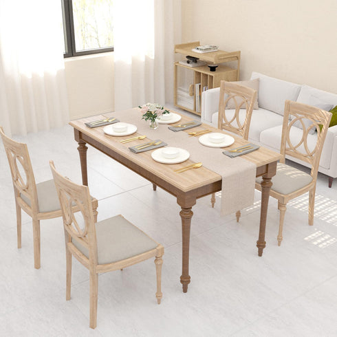 NATUS WEAVER 2 (12 108, 8-10 Soft Caddice Faux Linen Table Runner Side for Family Dinners or Gatherings, Indoor