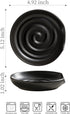 Large Spoon Rest, Kitchen Counter Holder for Cooking, Perfect for Farmhouse Decor, Housewarming Gift Set, Black