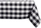 DII Classic Farmhouse Buffalo Check Tablecloth, 60x84, Black & White