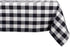 DII Classic Farmhouse Buffalo Check Tablecloth, 60x84, Black & White