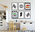 Tanmart Set 6 12x16 Inch Race Car Wall Art Pictures Boys Room Wall Decor Nursery Toddler Canvas Wall Art Kids Playroom