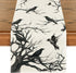 Artoid Mode Silhouette Tree Crows Branches Halloween Table Runner, Seasonal Fall Kitchen