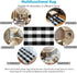 Buffalo Plaid Check Rug 23.6 x 35.4 Inches, Cotton Washable Indoor/Outdoor Checkered Rugs