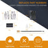 330031 Range Burner Receptacle Kit Replacement Part by Gattaidar, Compatible with Whirlpool Kenmore Range Oven