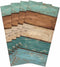 ZOE GARDEN Rustic Teal Green Brown Kitchen Towels,Retro Turquoise Farmhouse Absorbent Microfiber Kitchen Dish