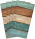 ZOE GARDEN Rustic Teal Green Brown Kitchen Towels,Retro Turquoise Farmhouse Absorbent Microfiber Kitchen Dish