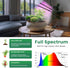 2PCS 3 120 3 6/12/16H 5 Dimmable Garpsen Led Grow Light, Heads Full Spectrum Clip Plant Light for Indoor Plants, LEDs