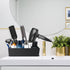 Hair Dryer Holder, Wall Mounted Hair Accessories Organizer for Bathroom Counter, Stainless Steel Storage
