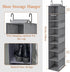 Closet,8-Shelf (9" 11.8" 54" VERONLY Hanging Shoe Organizer for Hanging Storage with Side Mesh Pockets,Wider Shelves