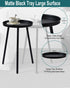 3 AOJEZOR Side Table: End Table for Any Room - Small Side Tables for Small Spaces All Matte Black with Legged