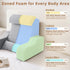 5PCS 2 1 19 Reading Pillow for Sitting in Bed Adult, in Foldable Back Wedge Pillow for Sleep, Ergonomic Back Support