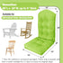 MQK Adirondack Chair Cushion, Waterproof Outdoor Seat Cushions for Patio Furniture, Thick High Back Replacement Pad