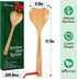 Bamboo Heart Shaped Spoon for Cooking, Wooden Kitchen Utensils, Valentine's Gifts for Mom