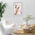 LRCYBMN 24X36 Trendy Pink Playing Card Print Wall Art Posters Retro Ace Of Spades Print Black Heels Poster Bar Cart