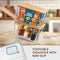 Stackable Storage Bin Sets for Pantry, Front Open & Enclosed, Clear Plastic Baskets with Lid & Handle (2+2)