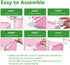 6-Cube Closet 36.6" 12.4" 36.6" UPCS06P C&AHOME Cube Storage Organizer, Shelves Units, Cabinet, DIY Plastic Modular