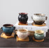 4PCS Mosaic Bamboo Coasters for Crafts, Blank Base Trays, DIY Mosaic Supplies, Drinking Cup Coaster, Plant Coaster