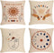 Jartinle Hippie Pillow Covers Tarot Sun Moon Boho Throw Pillow Covers Witchy