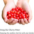 Cherry Pitter, YISSCEN Heavy-Duty Cherry Olive Seed Remover Tool with Food-Grade Silicone Cup (Black)