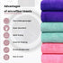 MERRY HOME Microfiber Bath Towel, 27” x 55”, 6 Pack Ultra Soft & Absorbent Quick Dry Bath Towels