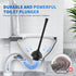 LOVLOY Brush,2 Pack Set 2-in-1 5.3-inch Toilet Plunger and Bowl Brush and Heavy Duty Toilet Plunger with Ventilated
