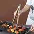 Gold Cooking Tongs - Berglander Heavy Duty Food Tongs with Silicone Tips and Titanium Gold Plating Handle